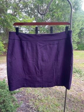Tailored Purple Pencil Skirt